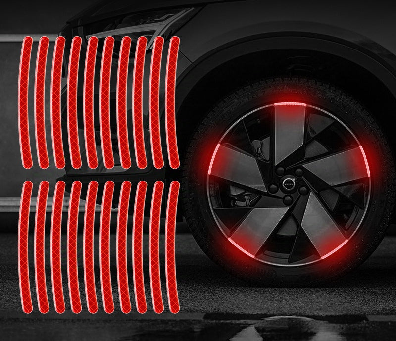 0105c Car tyre reflective sticker (20pcs)