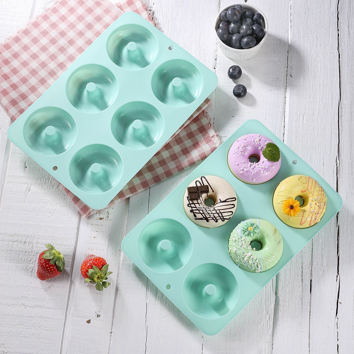 0112c Donut silicone mold