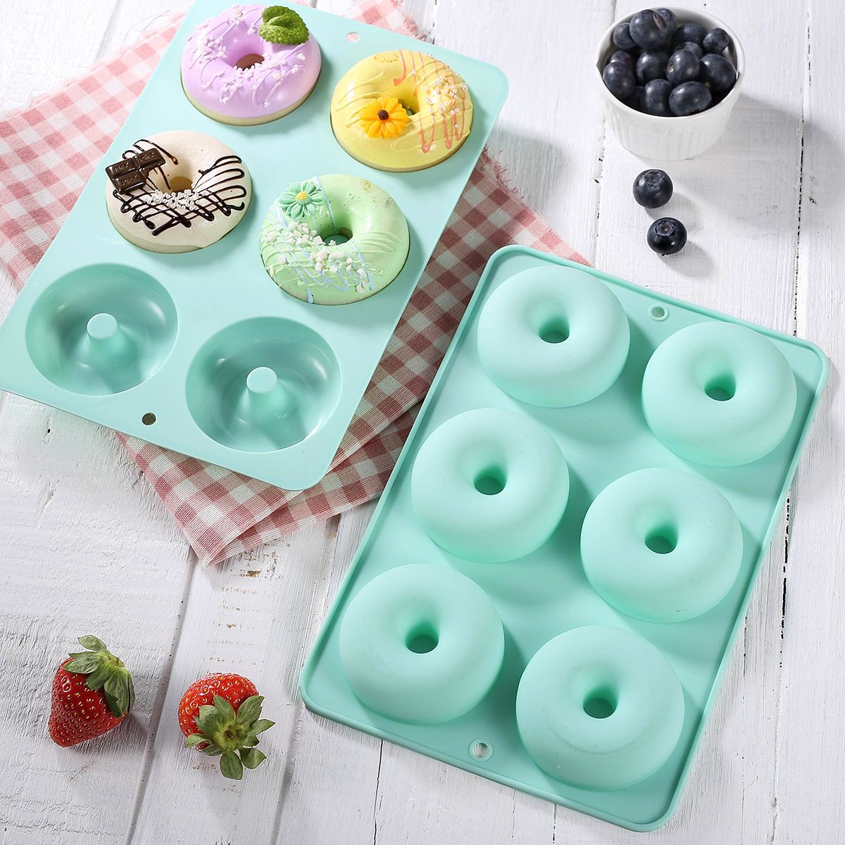 0112c Donut silicone mold