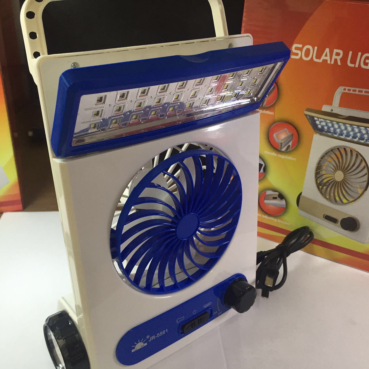 0112 solar light fan