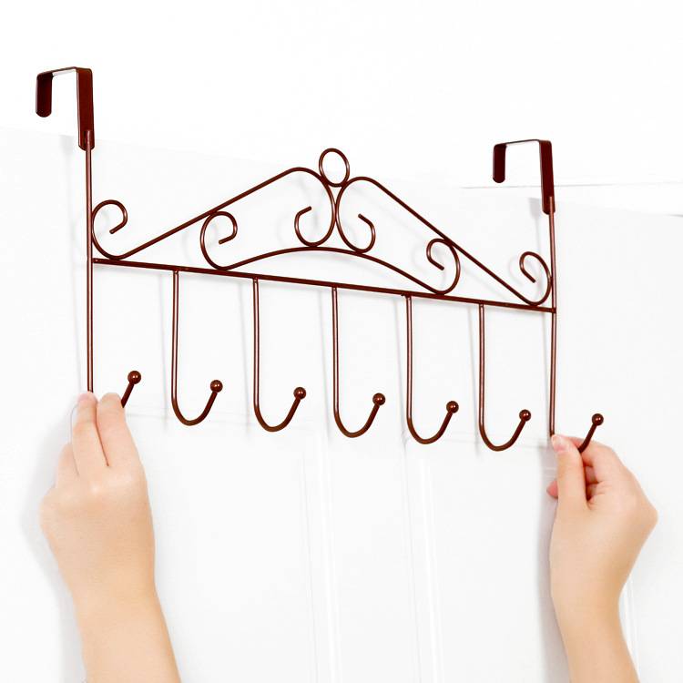 0824 Door nail free hanger,  punch-free door back hook rack