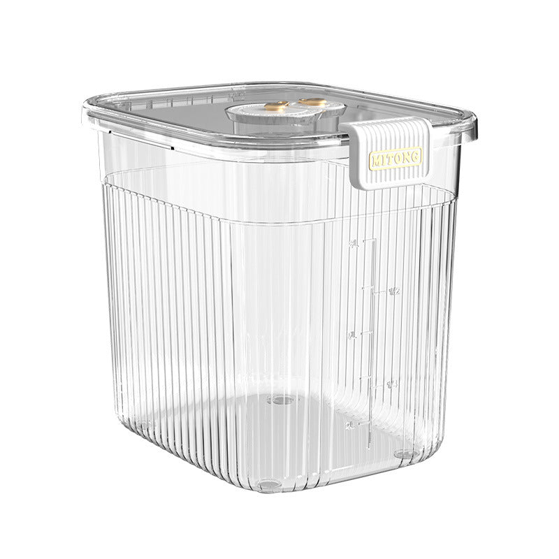 0214c Transparent Rice Bucket