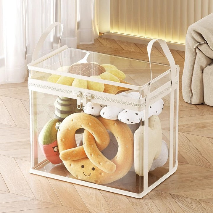 Zip storage bag, Book transparent storage
