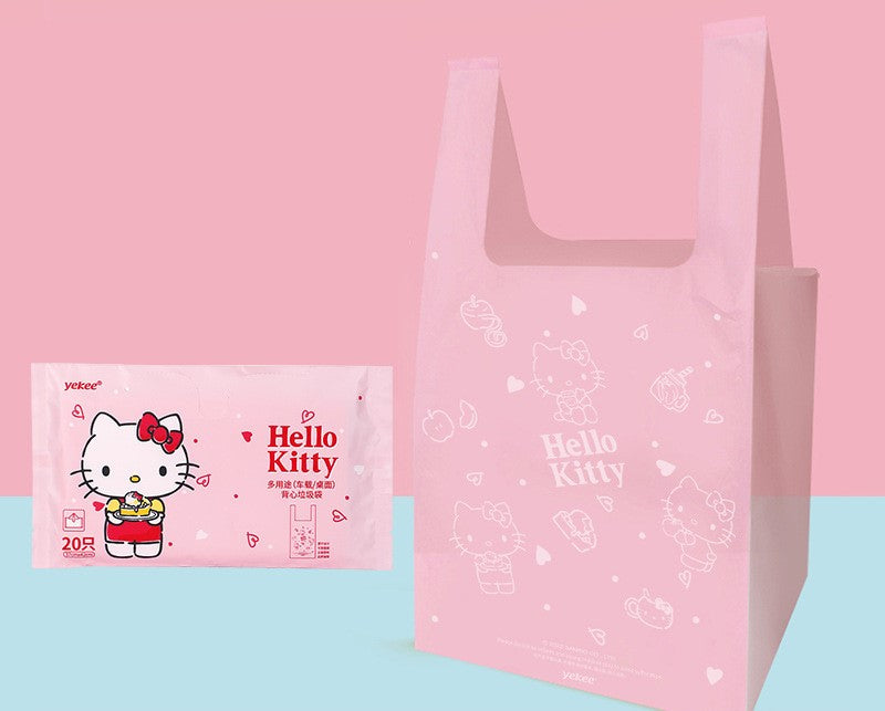 0329m Hello Kitty Portable Plastic Bag