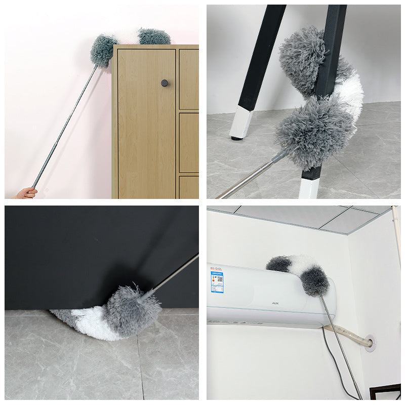 Feather duster dust cleaning ceiling electrostatic adsorption dust cleaning extended retractable duster