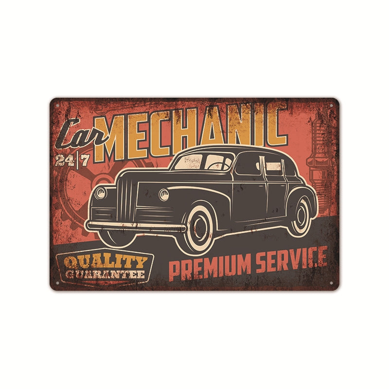 0507 Retro Tin Poster
