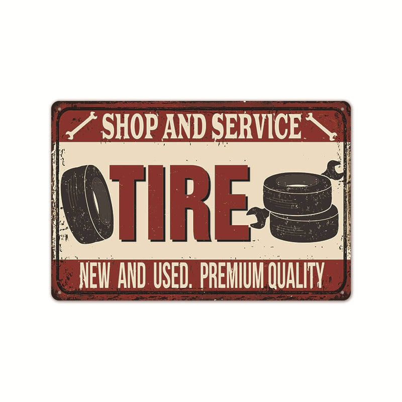 0507 Retro Tin Poster