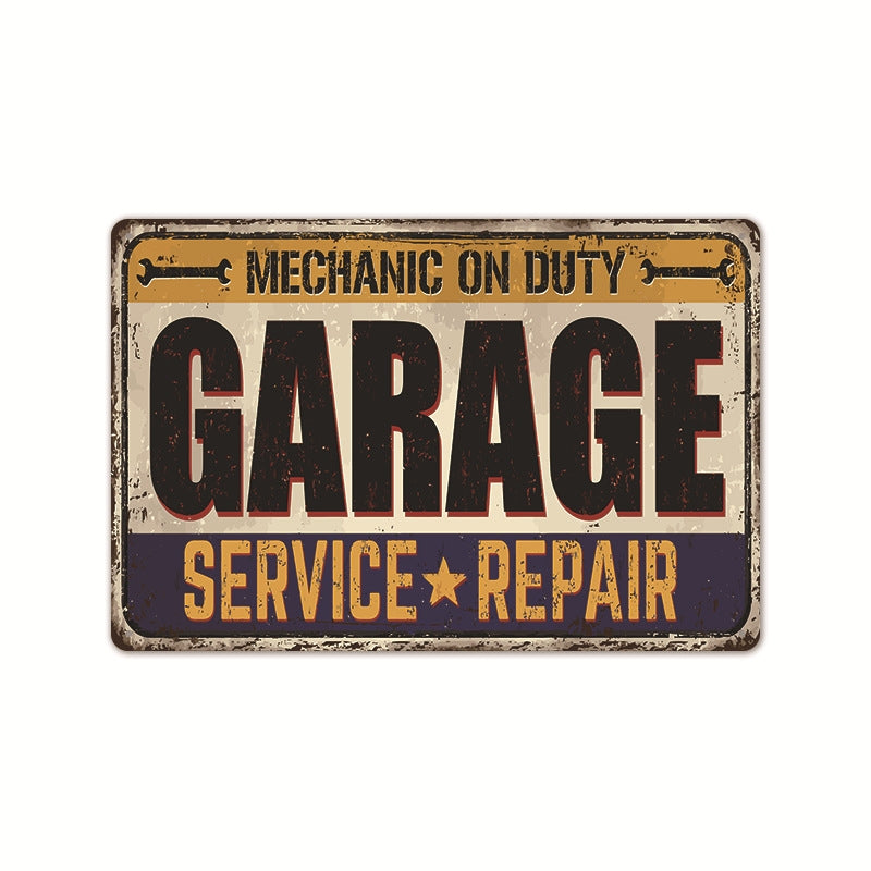0507 Retro Tin Poster