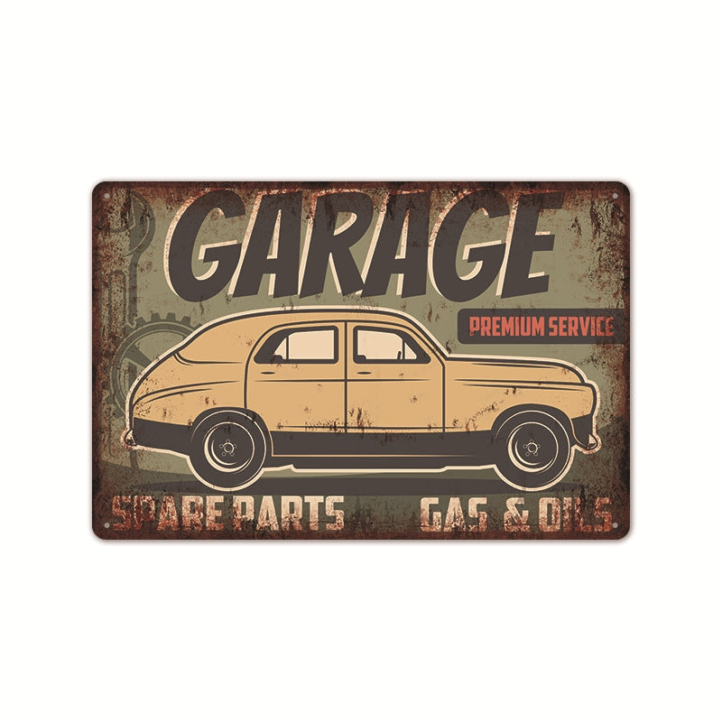 0507 Retro Tin Poster