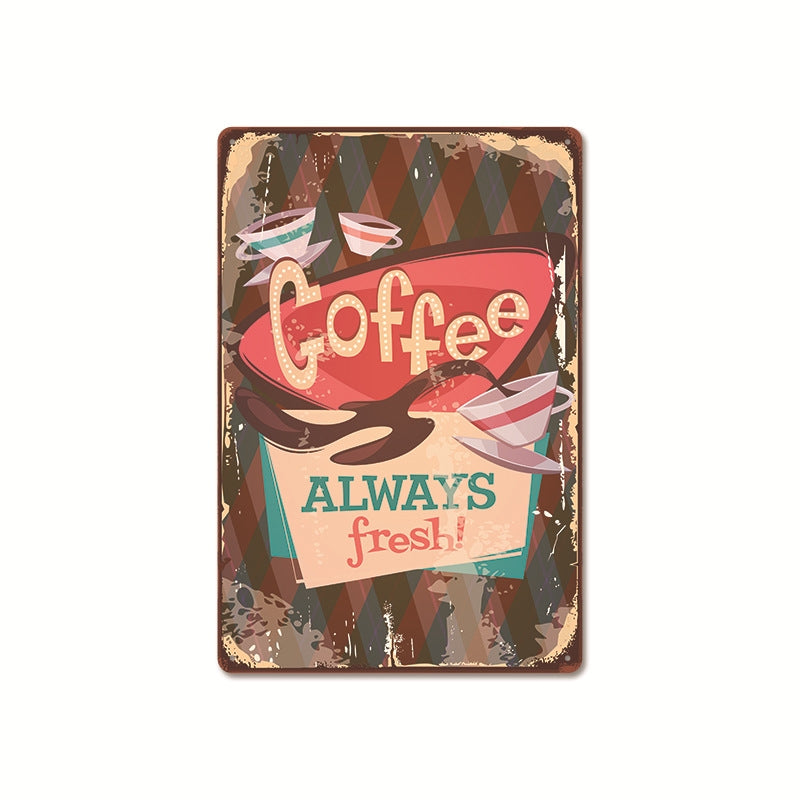 0507 Retro Tin Poster