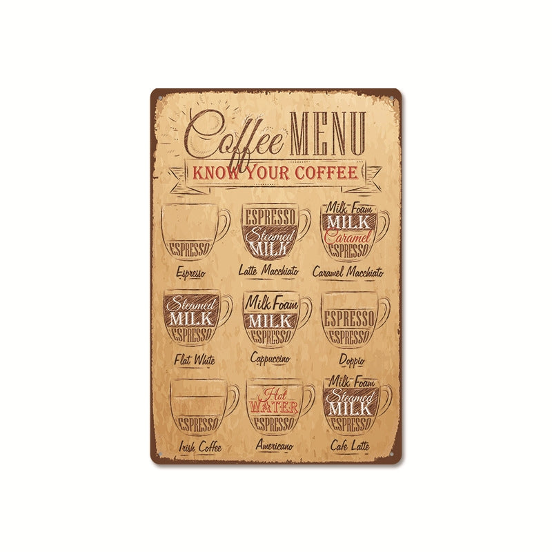 0507 Retro Tin Poster