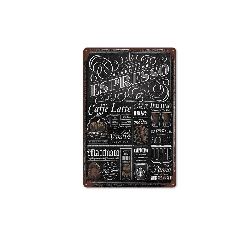 0507 Retro Tin Poster