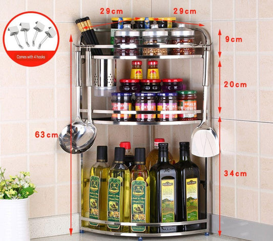 0723 Kitchen Corner seasoning rack