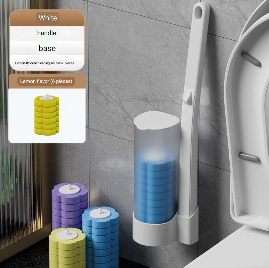 0802 Disposable toilet brush refill (6pcs disposable head)