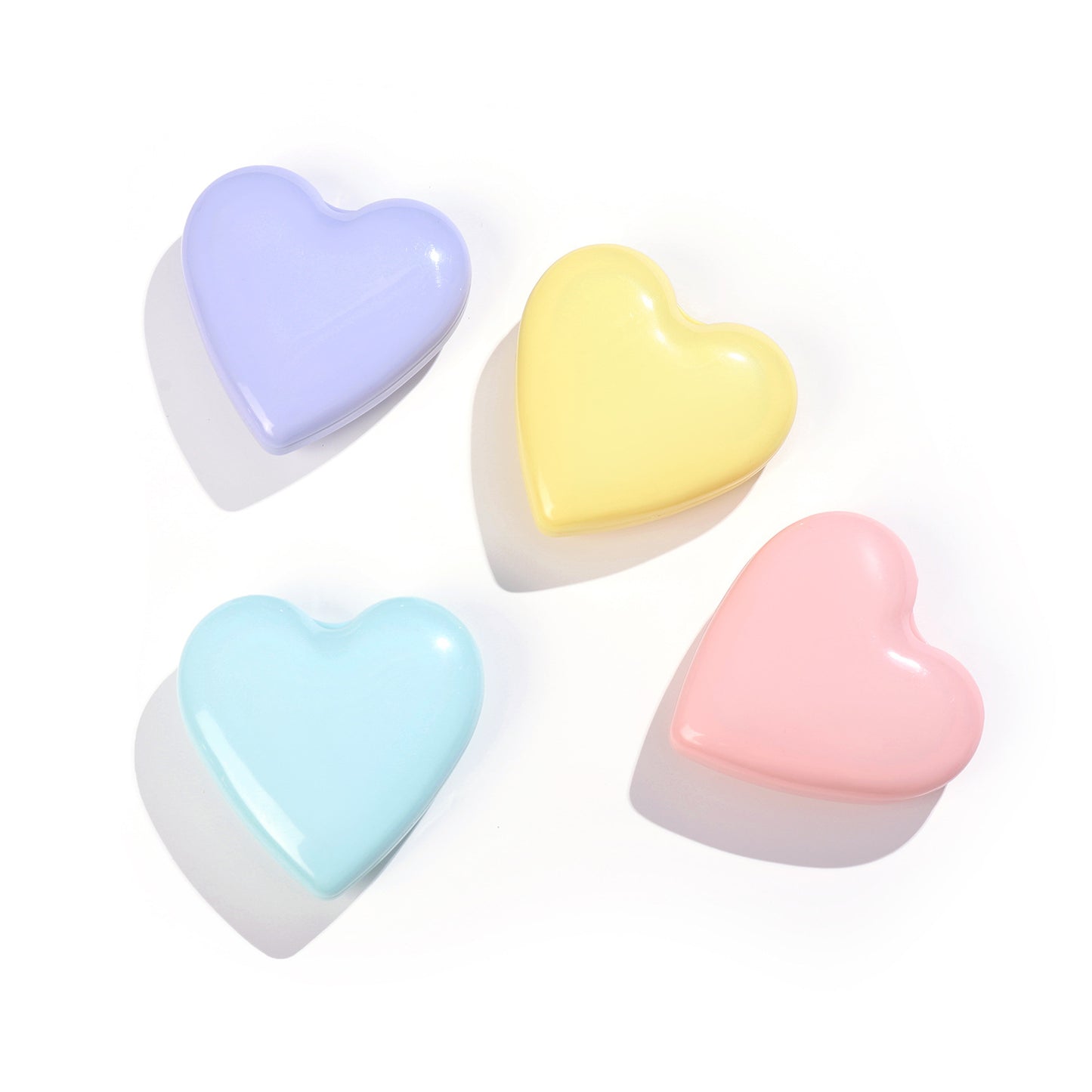 1120c Heart Shape Folding Portable Mirror Comb