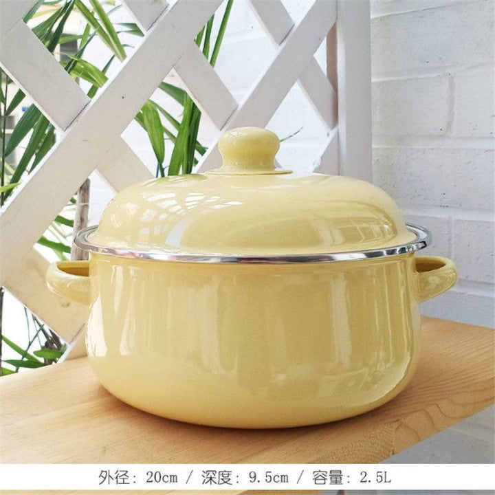3 color Soup Pot with lid ( 3 sets)