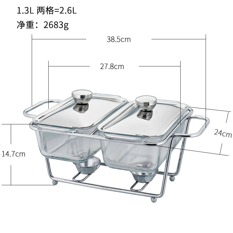1202 Glass Buffet Stove