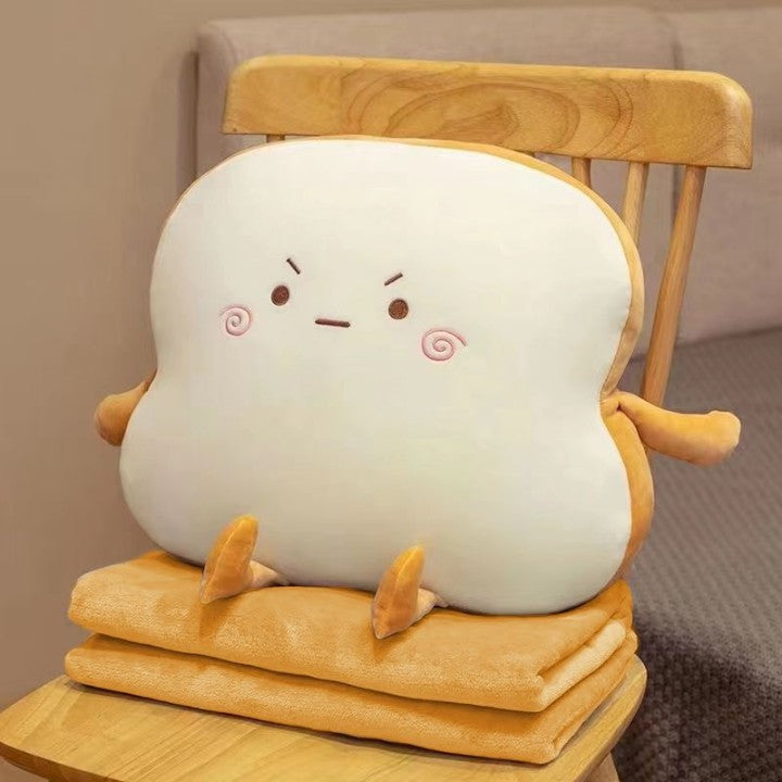 1203c Toast Pillow Blanket