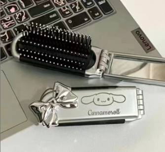 1211c Foldable Comb Mirror