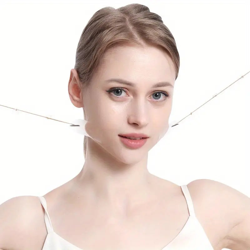 Instant V-Face Lift Strips - Hypoallergenic, Invisible Facial Firming Patches for Smooth Wrinkles & Fine Lines