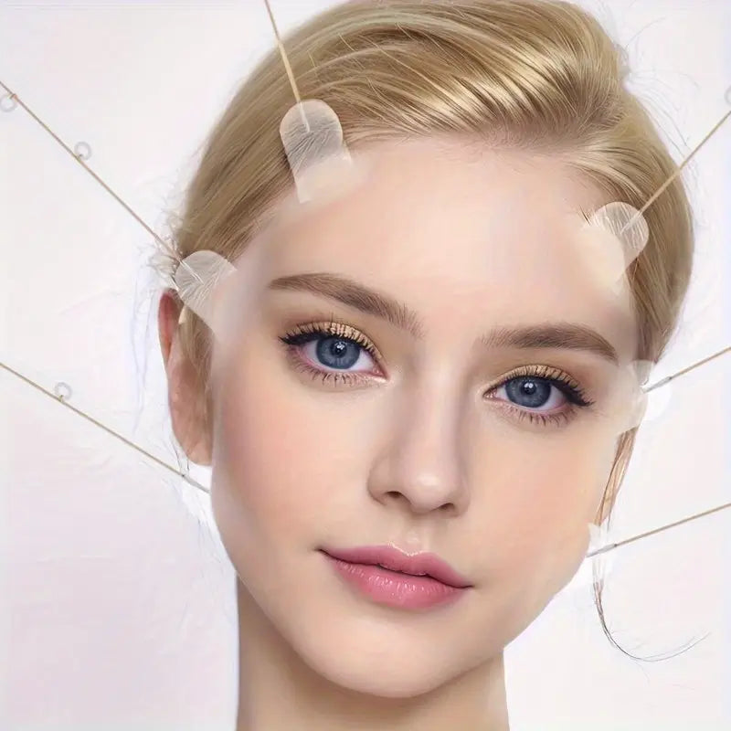 Instant V-Face Lift Strips - Hypoallergenic, Invisible Facial Firming Patches for Smooth Wrinkles & Fine Lines