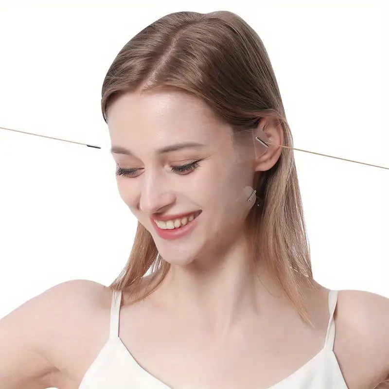 Instant V-Face Lift Strips - Hypoallergenic, Invisible Facial Firming Patches for Smooth Wrinkles & Fine Lines
