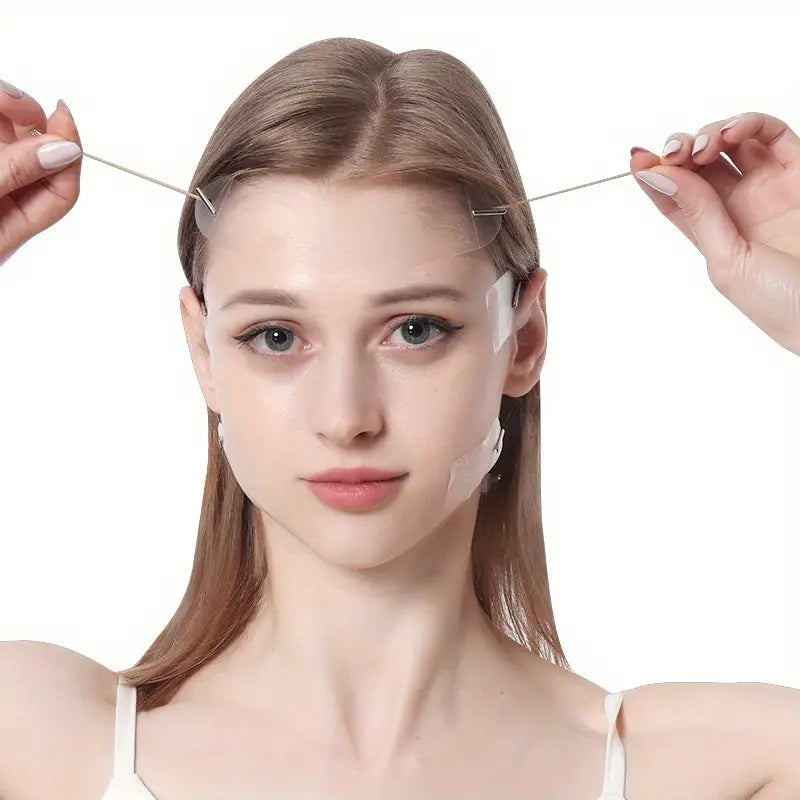Instant V-Face Lift Strips - Hypoallergenic, Invisible Facial Firming Patches for Smooth Wrinkles & Fine Lines