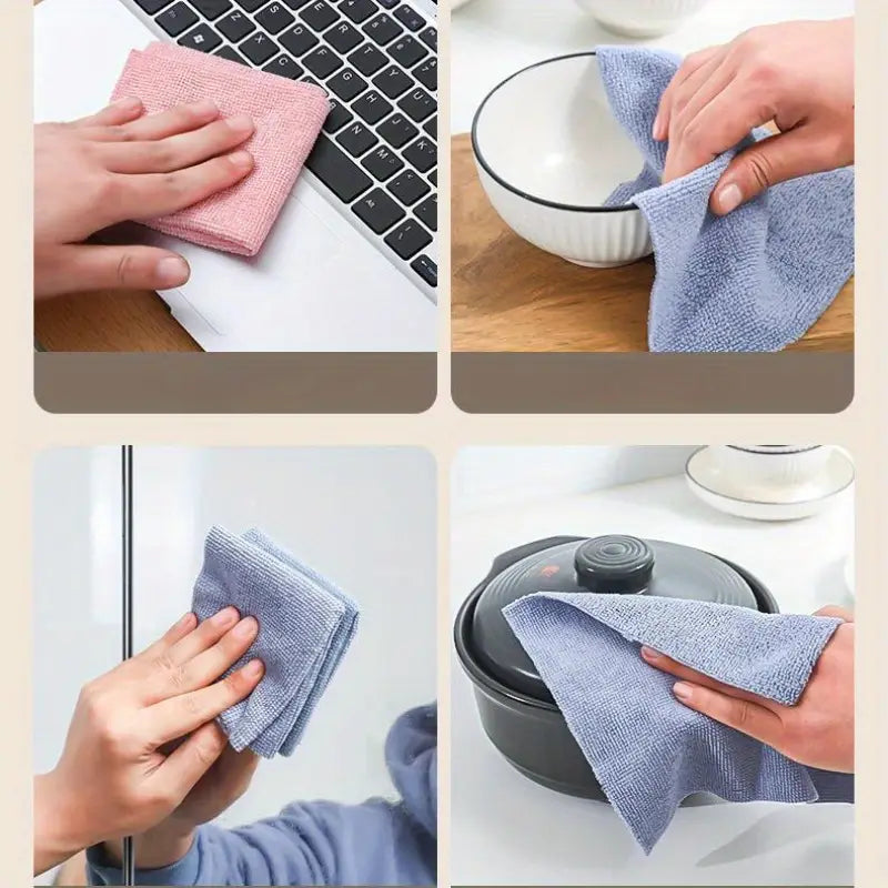 Microfiber Towel Kitchen Cleaning Cloth Microfiber Table and Utensil Wiping Cleaning Towel