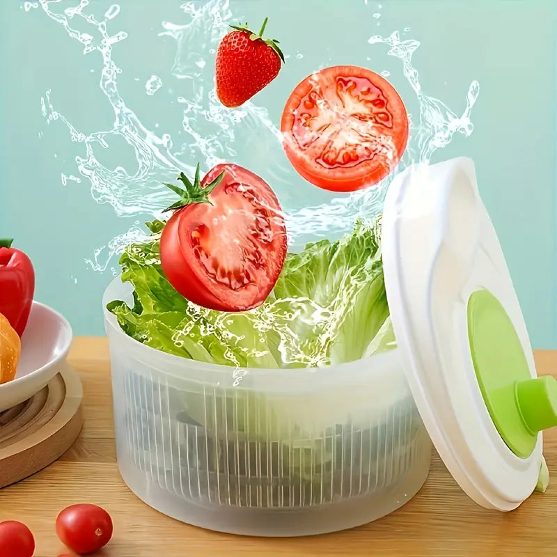 Vegetable Dehydrator Spinner Household Large Capacity Fruit Dehydrator Drainer Salad Dehydrator Basket