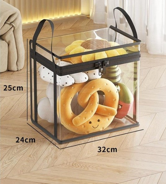Zip storage bag, Book transparent storage