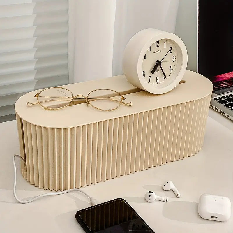 Plug storage box, wire socket management box