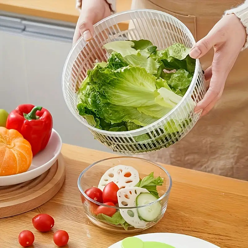 Vegetable Dehydrator Spinner Household Large Capacity Fruit Dehydrator Drainer Salad Dehydrator Basket