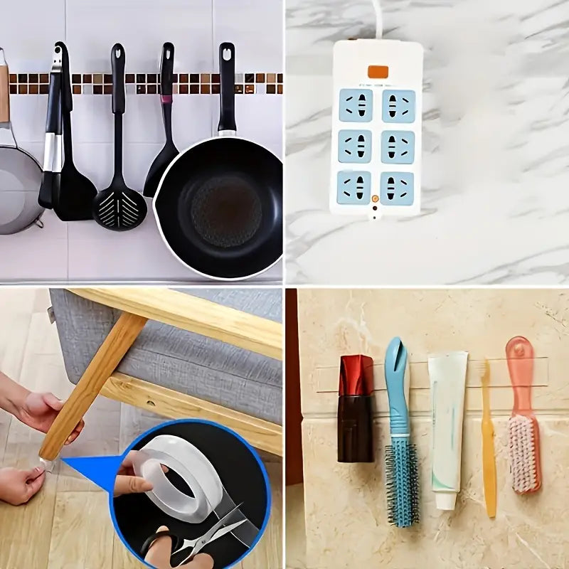 Nano tape magic glue transparent traceless double-sided adhesive magic tape