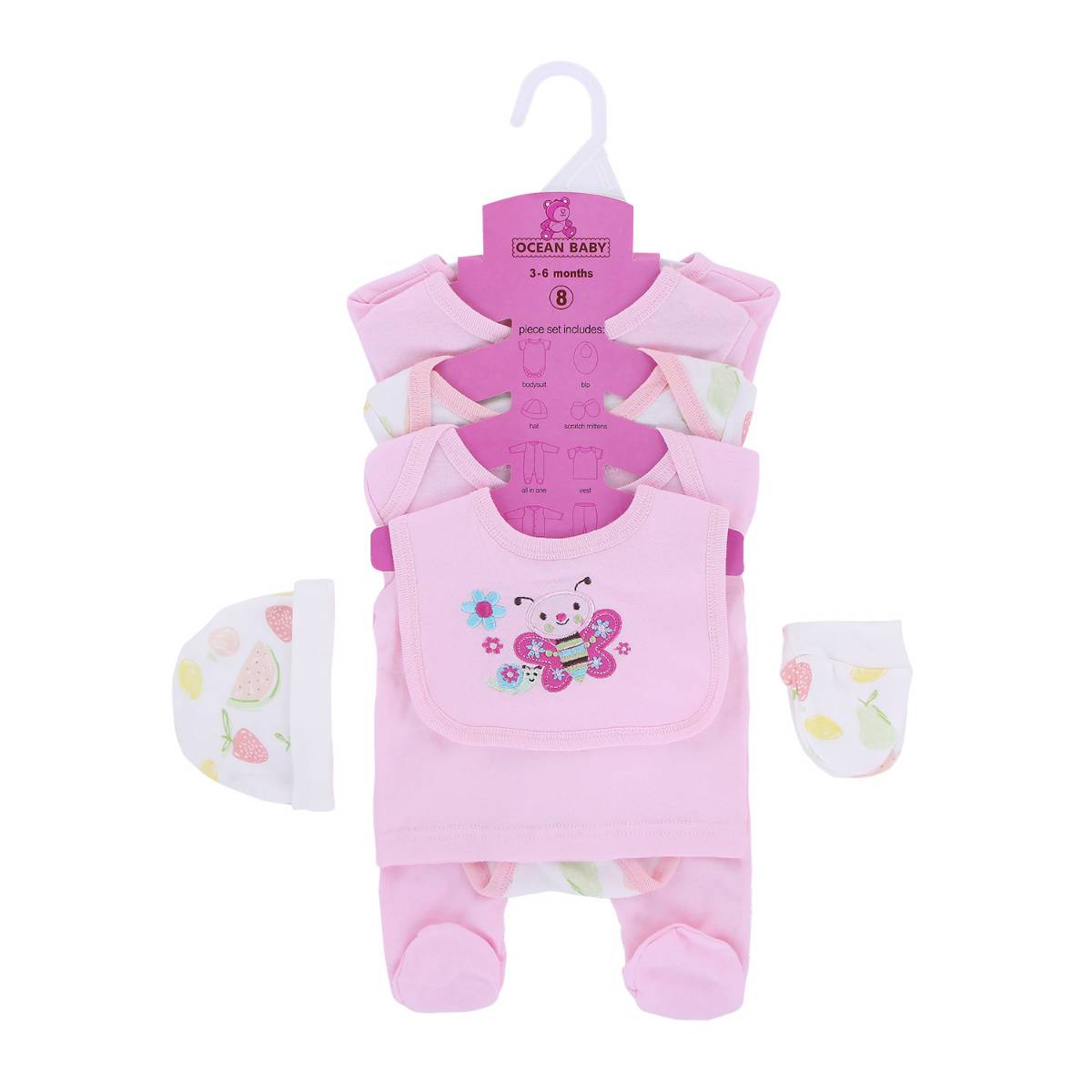 8 pcs Baby wear sets