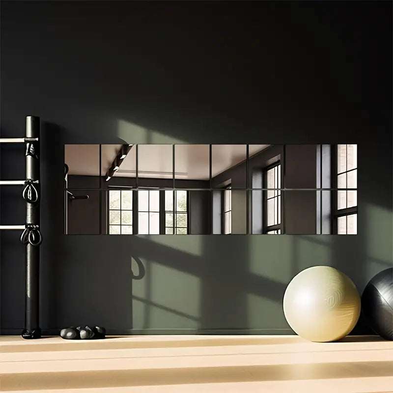 Mirror wall stickers home full body mirror bedroom dormitory dressing mirror self-adhesive soft mirror acrylic mirror wall stickers