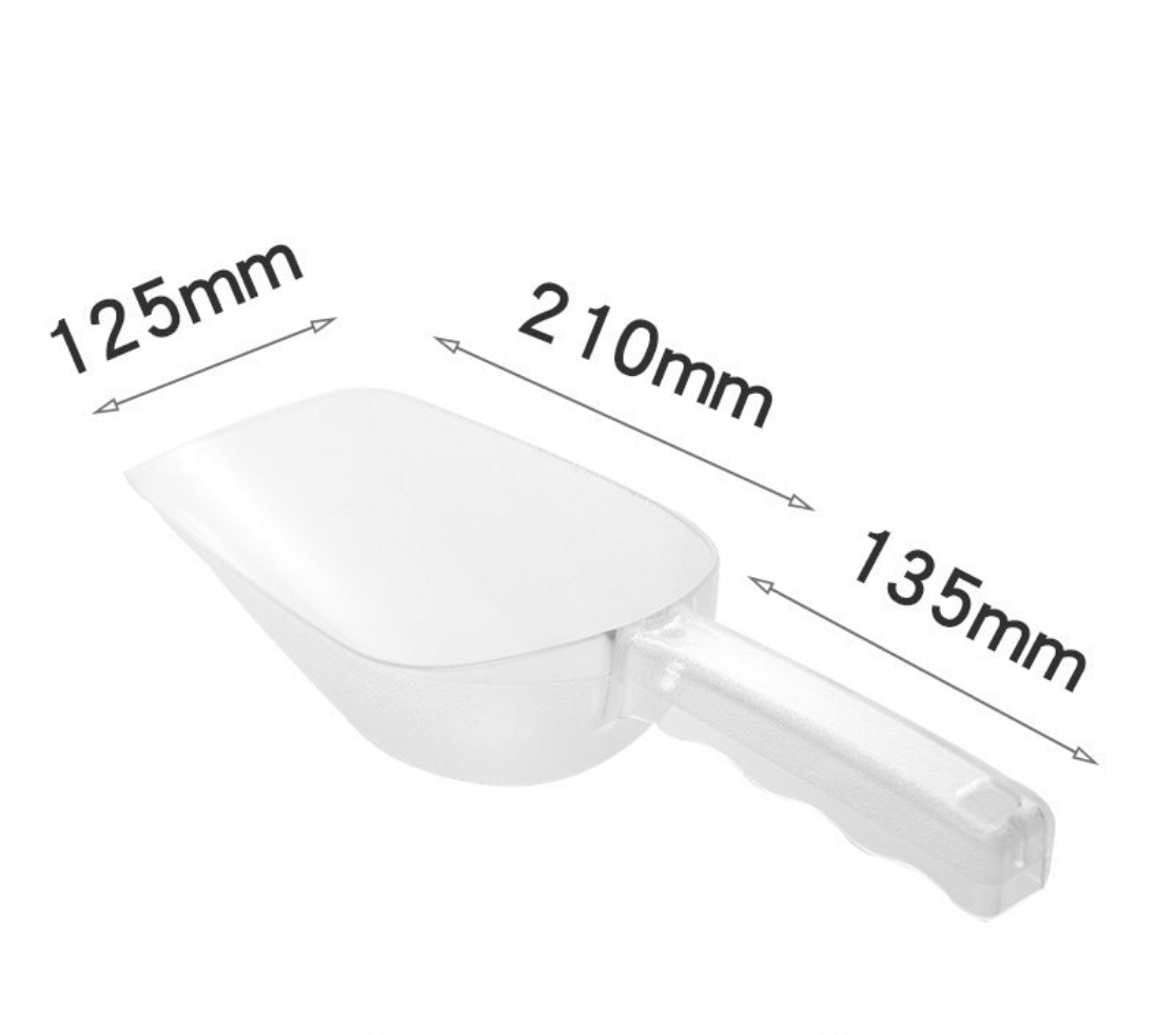Ice shovel, plastic popcorn flour rice feed dried fruit tea sugar shovel