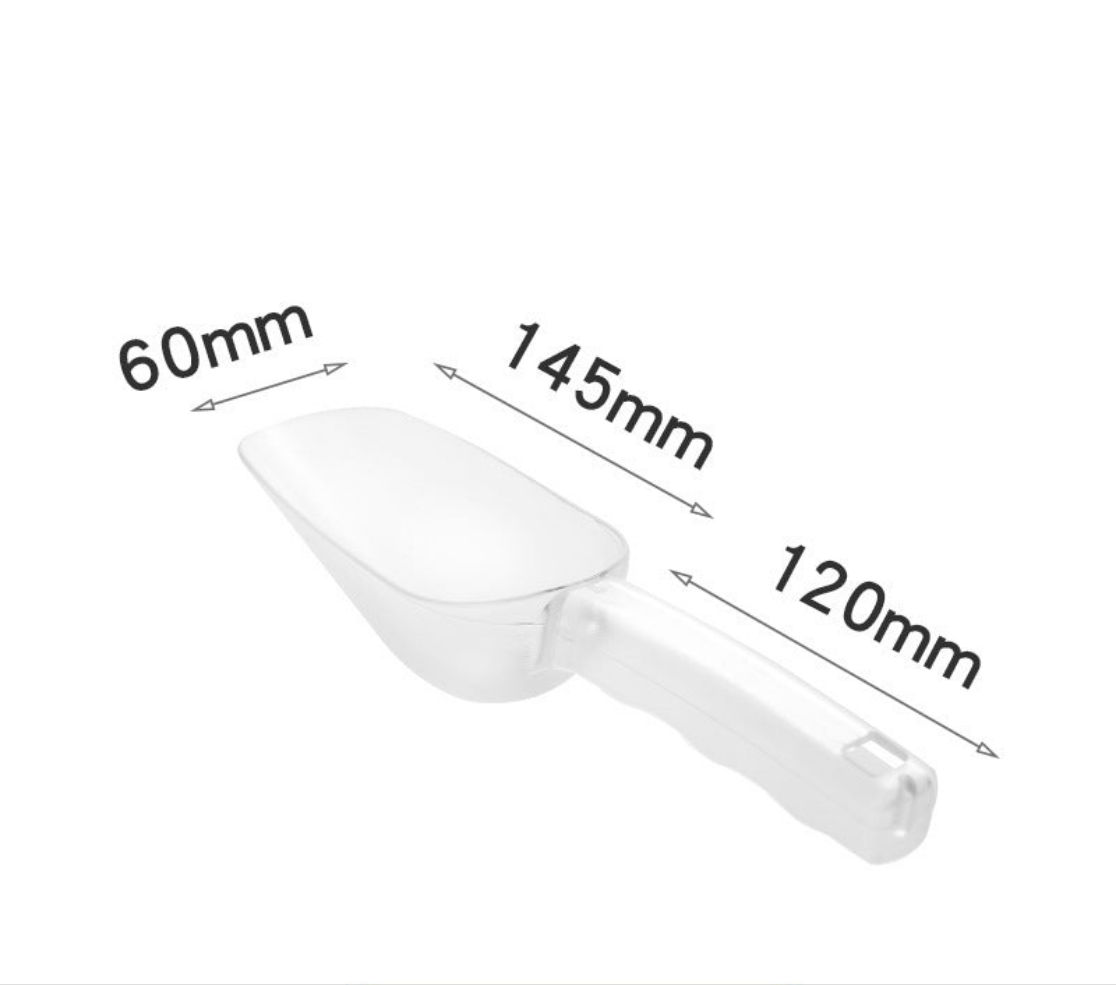 Ice shovel, plastic popcorn flour rice feed dried fruit tea sugar shovel