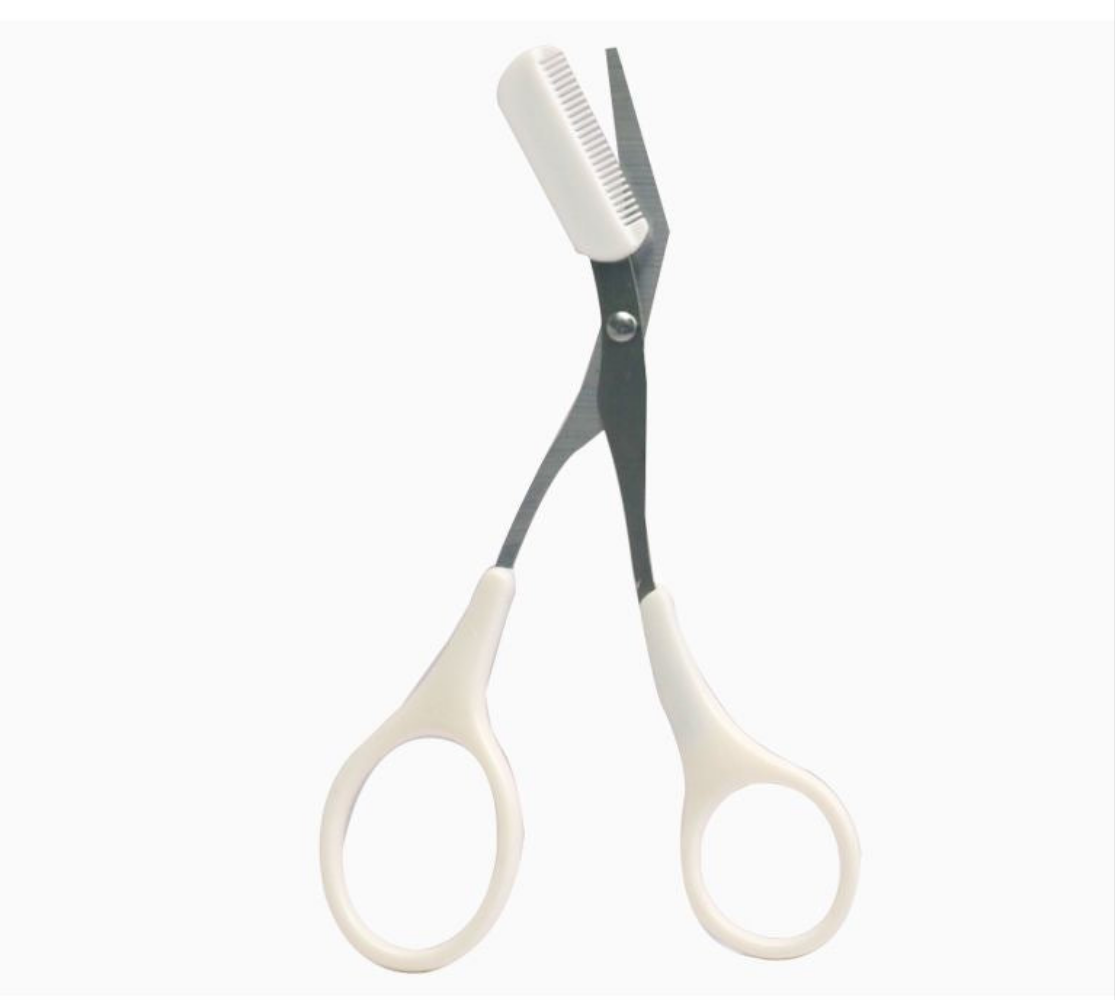 Eyebrow trimmer scissors