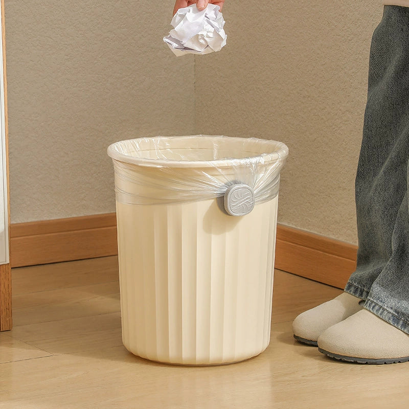 rotating garbage bag holder, adhesive trash can sticker button