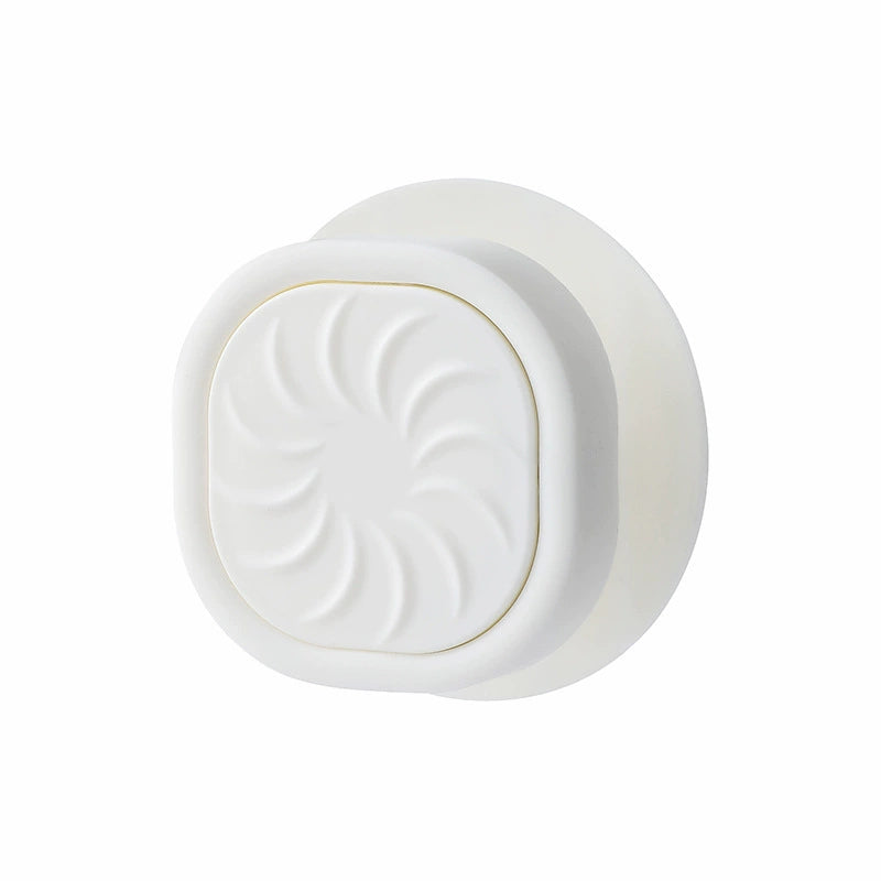 rotating garbage bag holder, adhesive trash can sticker button