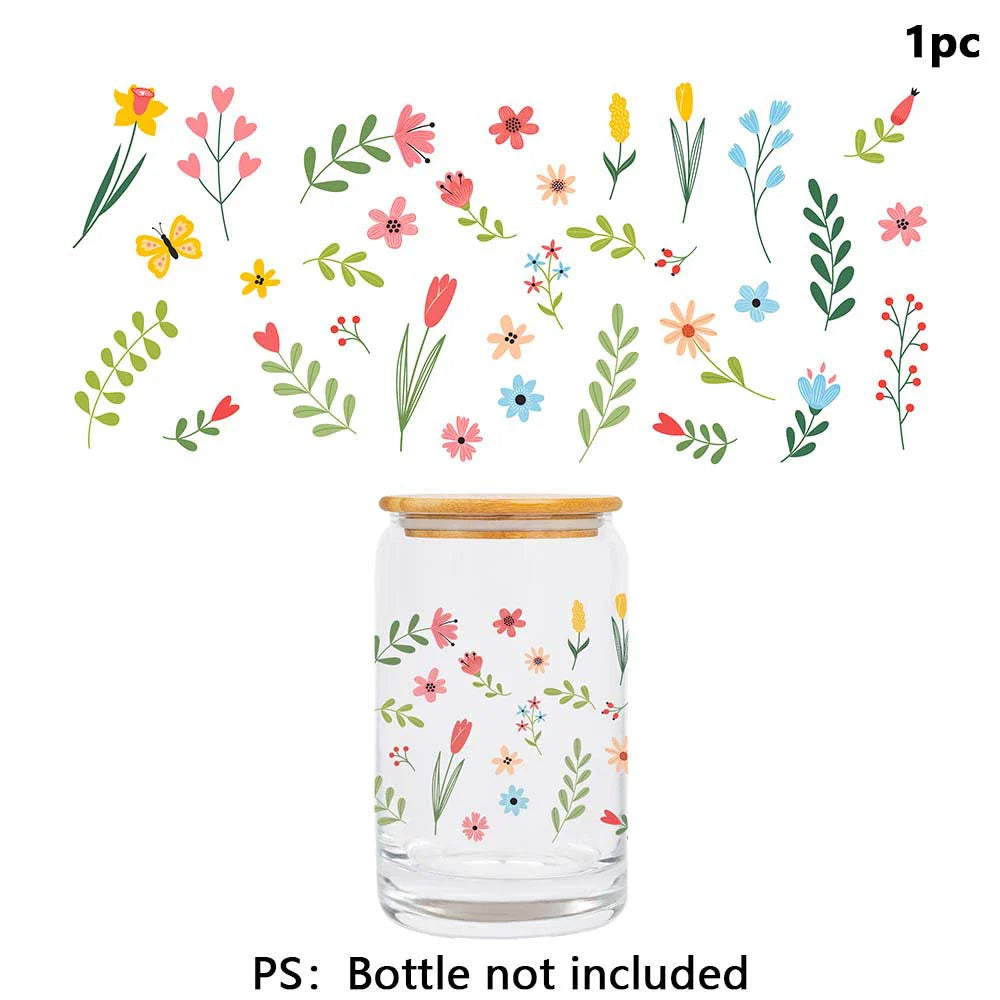 Glass AD film, crystal transfer sticker water cup decoration