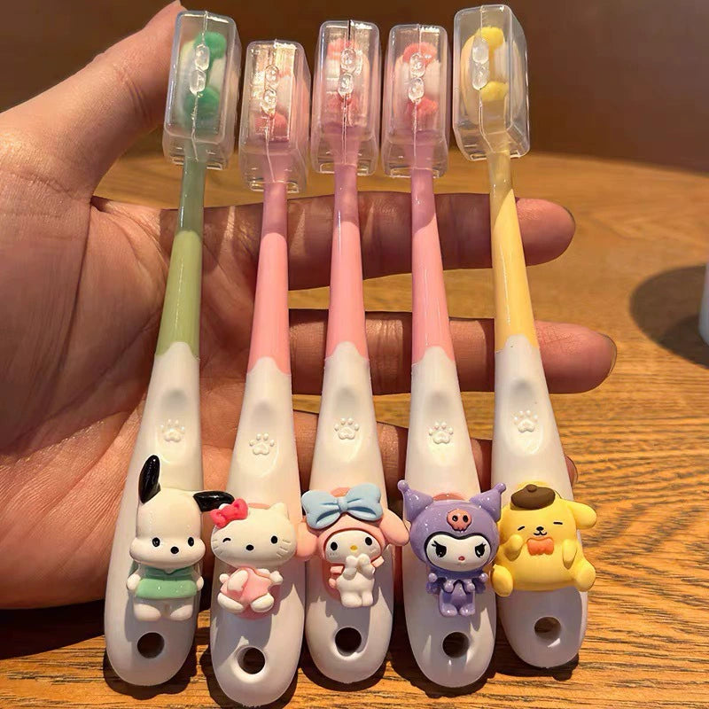Toothbrush, Disney Sanrio Sponge bob Ultraman kids toothbrush 5pcs