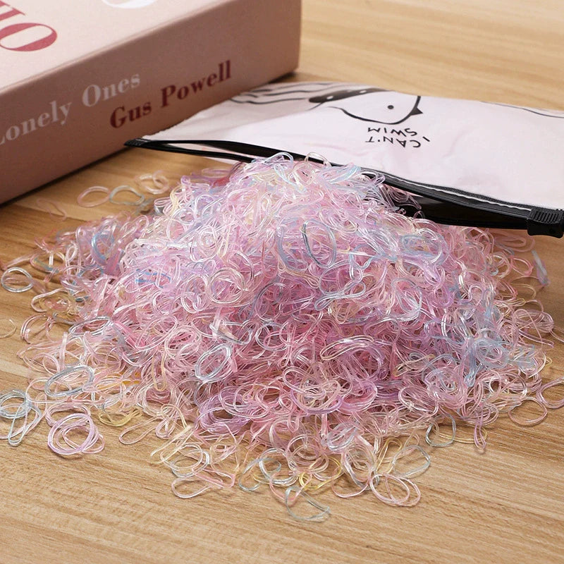 Children's hair ties, rubber bands for girls and babies colored hair bands, hair accessories