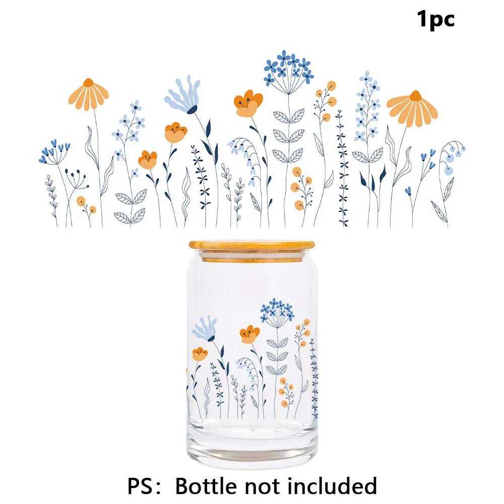 Glass AD film, crystal transfer sticker water cup decoration