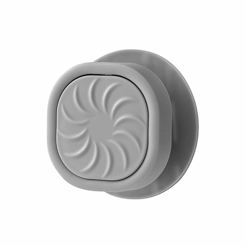 rotating garbage bag holder, adhesive trash can sticker button