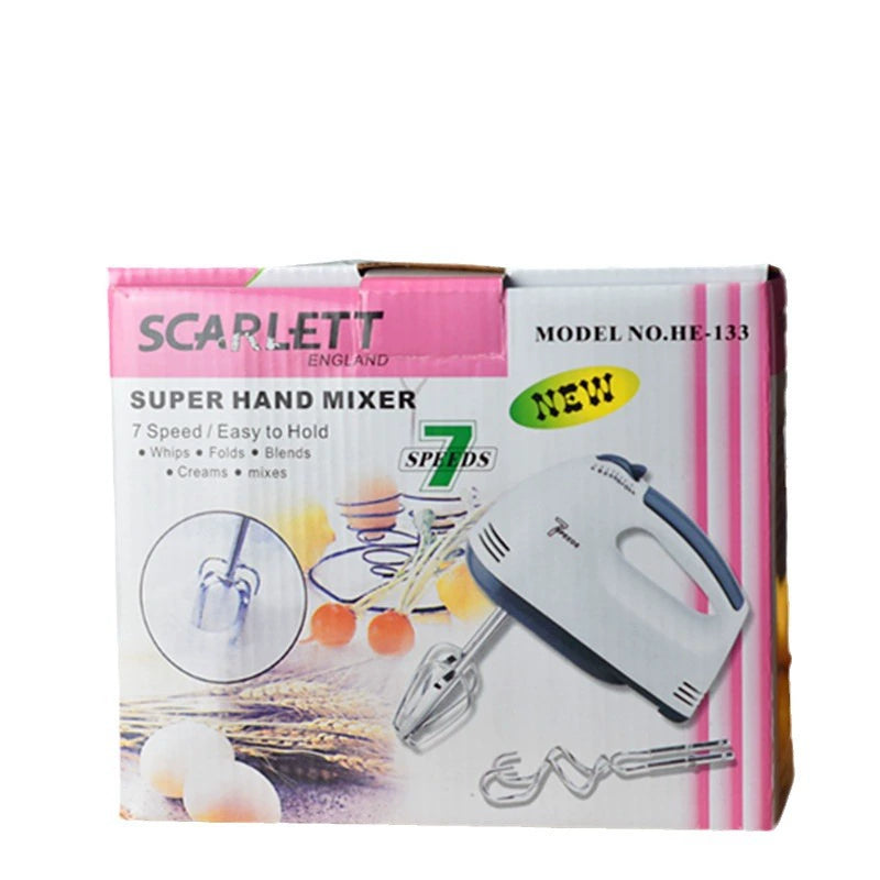 Electric handheld mixer, 7-speed baking mixer