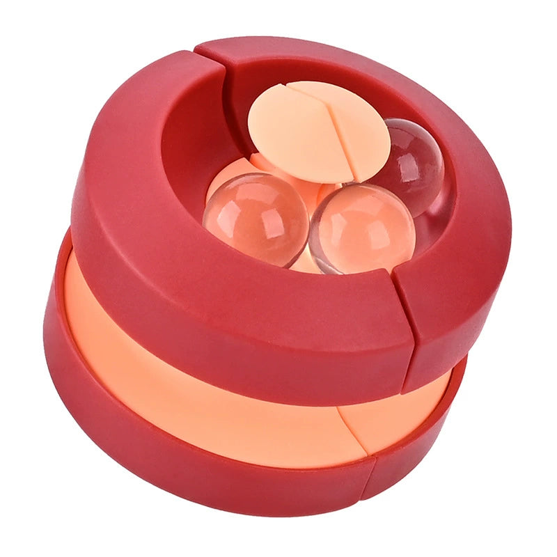 finger decompression ball track magic cube fingertip track gyroscope fun educational toy