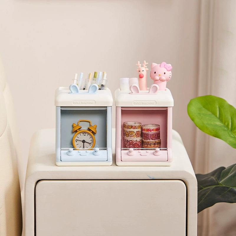 desktop pen holder multifunctional storage box large capacity children's stationery storage, Cute student