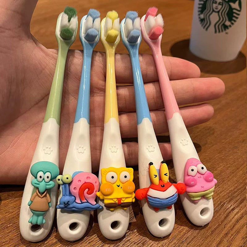 Toothbrush, Disney Sanrio Sponge bob Ultraman kids toothbrush 5pcs
