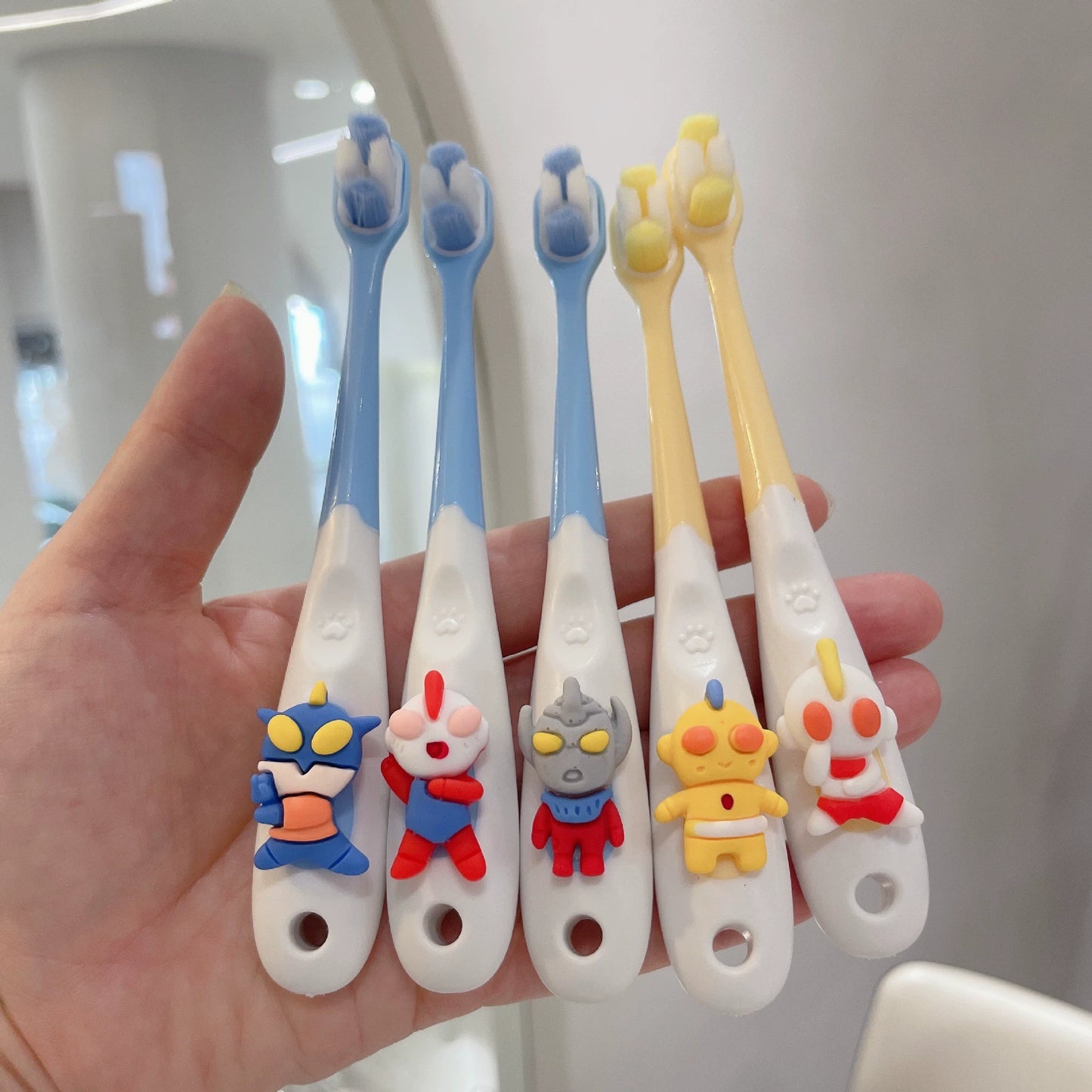 Toothbrush, Disney Sanrio Sponge bob Ultraman kids toothbrush 5pcs